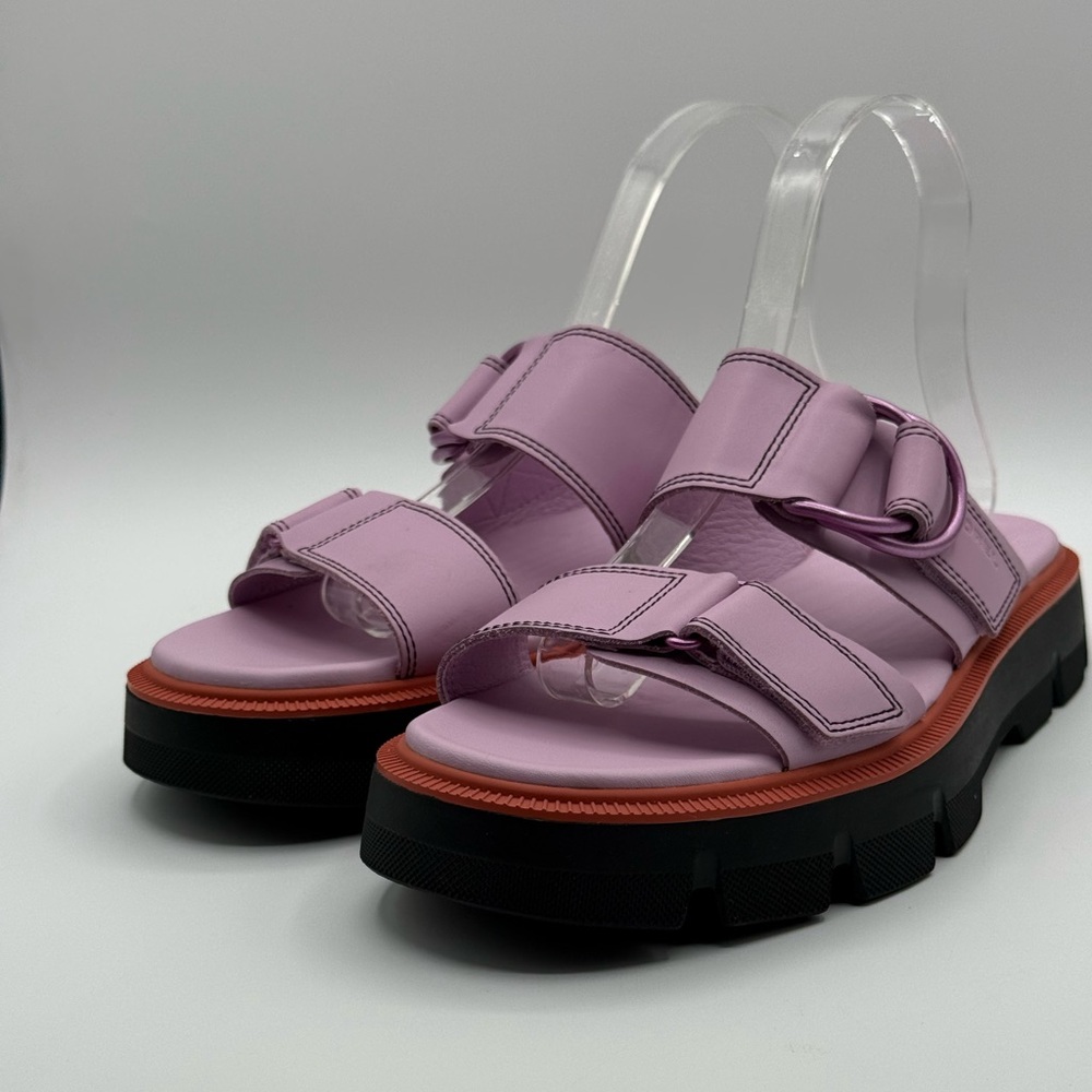 SOREL Rein CB Platform Slide Adjustable Hook & Loop Straps Sandal Size 9 - Picture 16 of 17